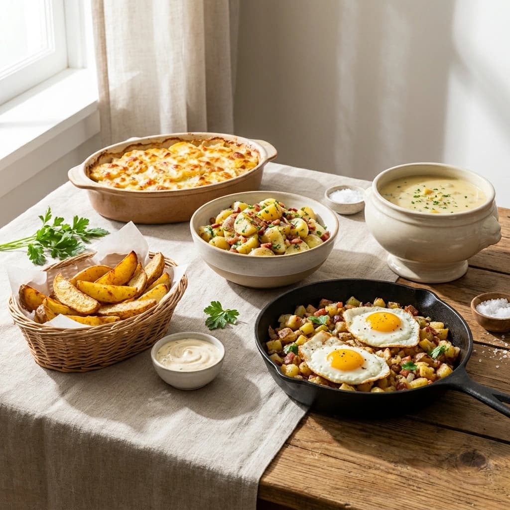 Что приготовить из картошки кроме пюре: 9 домашних блюд на будни без сложных ингредиентов