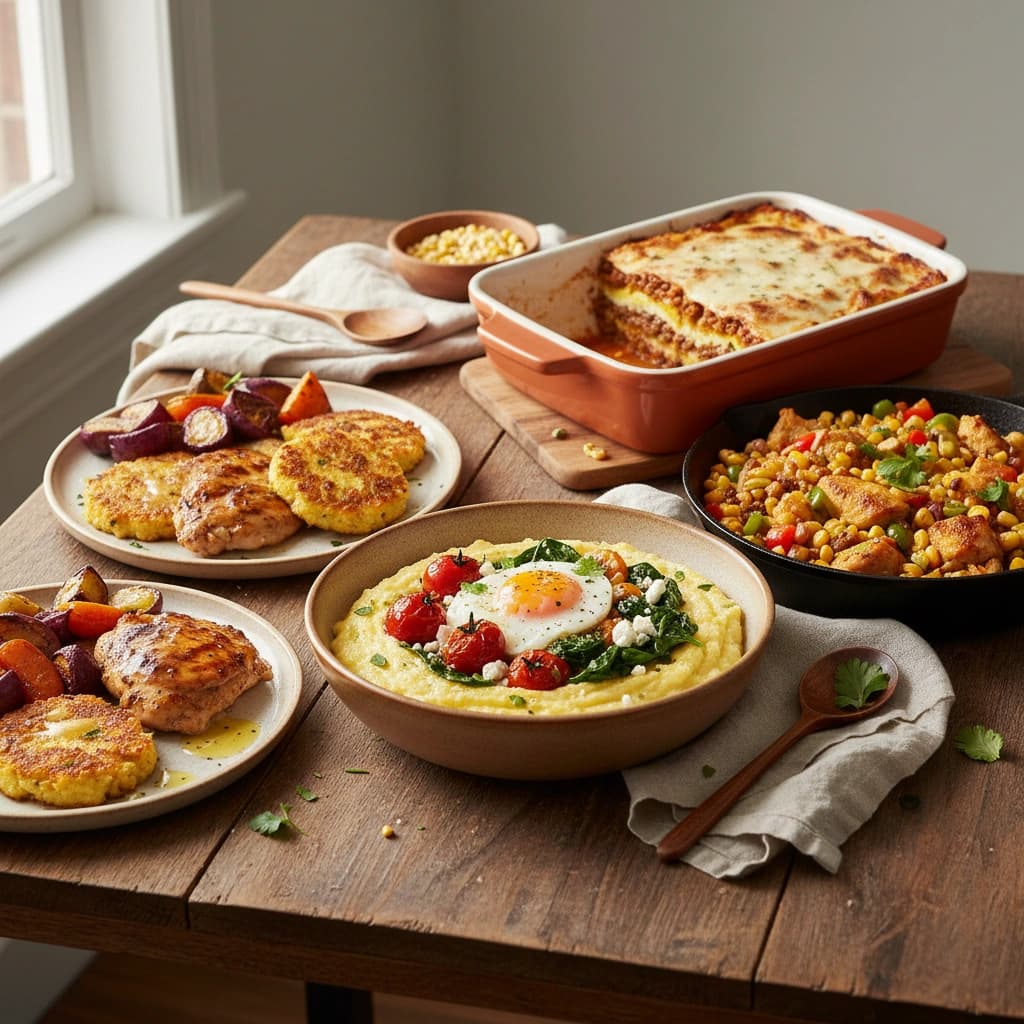 Что приготовить из кукурузной крупы кроме каши: 8 домашних блюд, которые удобно повторять на неделе