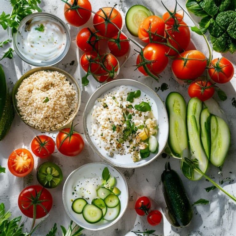 Летнее меню на неделю без тяжёлой еды: простые домашние блюда из сезонных овощей и круп