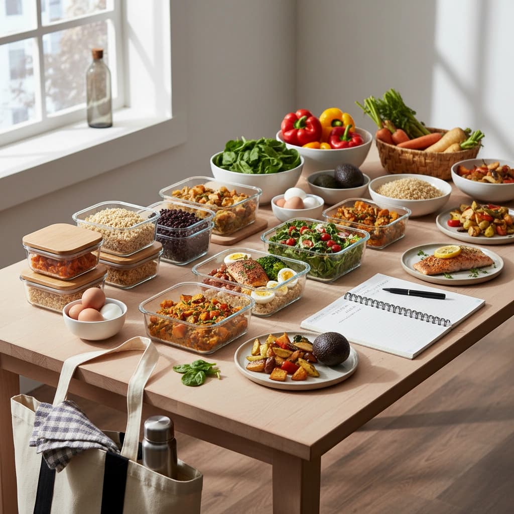 Меню на неделю, если часть дней вы дома, а часть вне дома: как связать обеды, ужины и покупки без лишних запасов