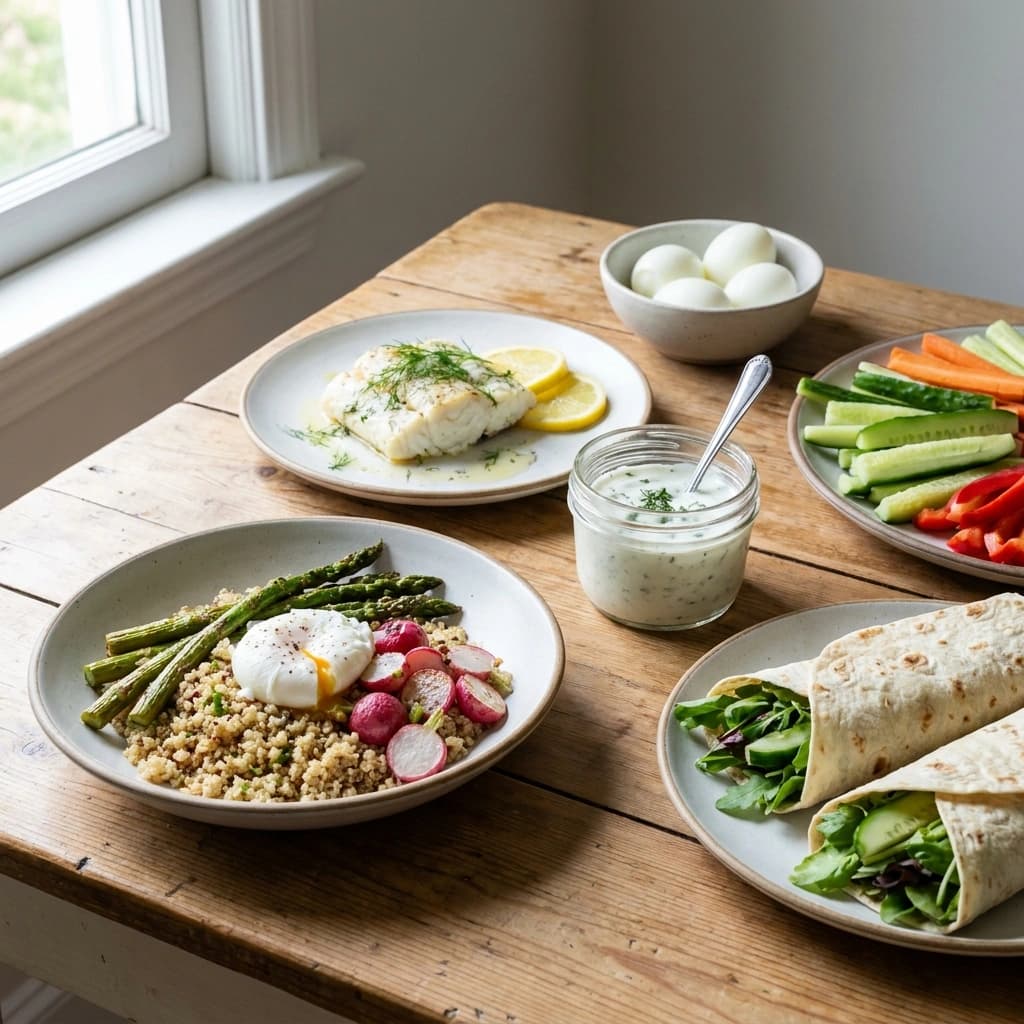 Весеннее меню на неделю: как перейти на более лёгкие домашние блюда без ощущения пустого рациона