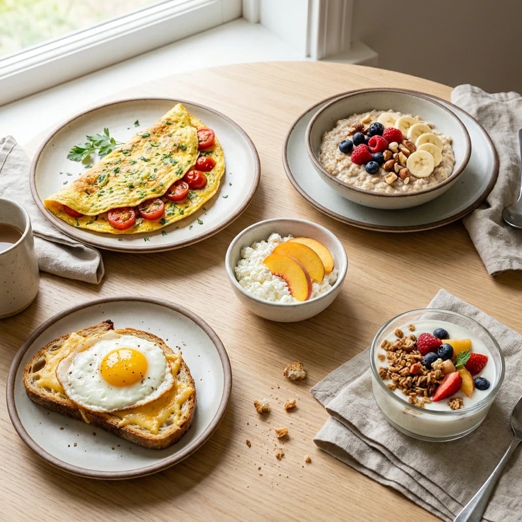 Завтраки на всю рабочую неделю: 5 домашних вариантов, которые можно чередовать без утреннего стресса