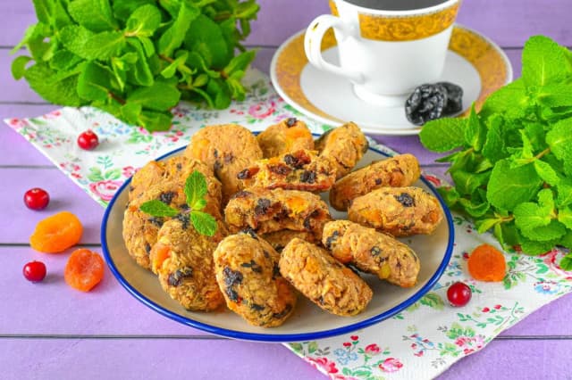 Овсяное печенье ПП из овсяных хлопьев